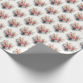 Luxury Modern Wildflowers Beautiful Collection Cadeaupapier (Hoek)