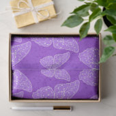 Luxury Moderne Paarse natuurlijke vlindervlinder Tissuepapier (Geschenk)