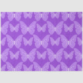 Luxury Moderne Paarse natuurlijke vlindervlinder Tissuepapier (Voorkant)