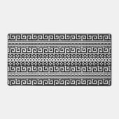 Luxury Monochrome Ancient Greek Aztec Maze Linear  Bureaumat (Voorkant)