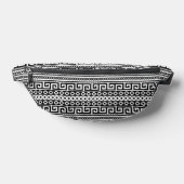 Luxury Monochrome Ancient Greek Aztec Maze Linear Heuptasje (Liggend)