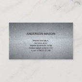 Luxury Monogram Band | Abstract patroon Visitekaartje (Achterkant)