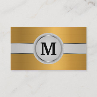 Luxury Monogram Band | Goudpenseel metaal Visitekaartje