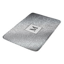 Luxury Monogram Glas in lood Silver