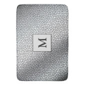 Luxury Monogram Glas in lood Silver Badmat (Voorkant Verticaal)