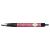 Luxury Monogram roze en Gold Quatre Floral Pen (Voorkant)