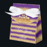 Luxury Monogramed Popular Paars Gold Glitter Bedankdoosjes<br><div class="desc">Luxe Monogram Populaire Paarse Gouden Glitter Favor Box - (Type BOKI412 in de site browser om het aanbod van al mijn creaties te zien. Bedankt. ) - Gepersonaliseerd Product - Bekijk onze andere producten en collecties, kies een geschenk voor u en uw dierbaren. Bedankt voor het kopen in onze winkel....</div>