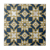 Luxury Moroccan Zellige Mosaic Seamless Pattern Tegeltje (Voorkant)