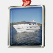 Luxury Motor Boat Metalen Ornament (Links)