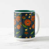 luxury mug for winter hot drinks tweekleurige koffiemok (Voorkant rechts)