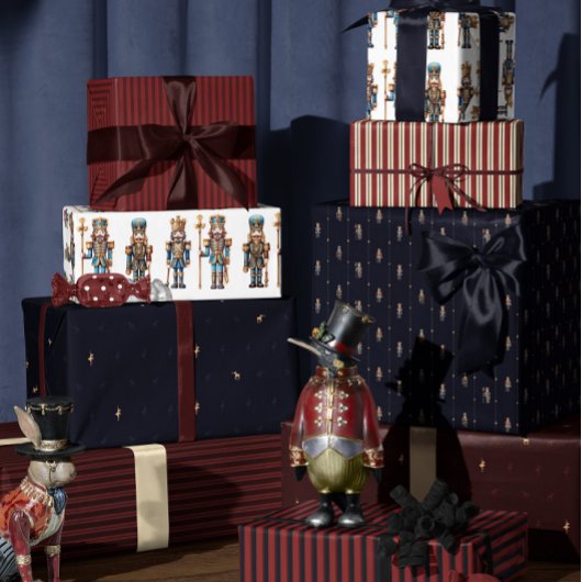 Luxury navy blue wrapping paper cadeaupapier