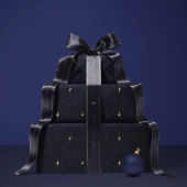 Luxury navy blue wrapping paper cadeaupapier