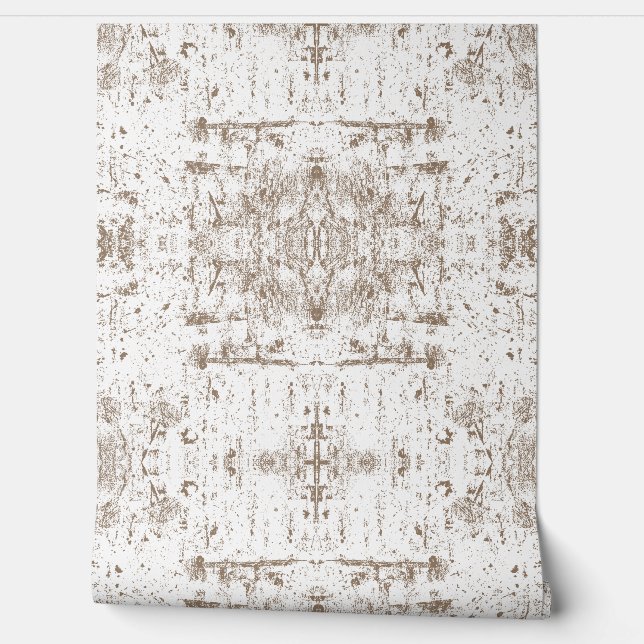 Luxury Neutral Abstract Grunge Seamless Pattern Behang (Afrollen)