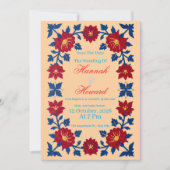 Luxury Norwegian Rosemaling Kaart (Voorkant)