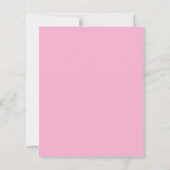 Luxury Orchid Floral Watercolor Pink Blank Card (Achterkant)