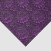 Luxury Paarse Floral Tissuepapier (Detail)