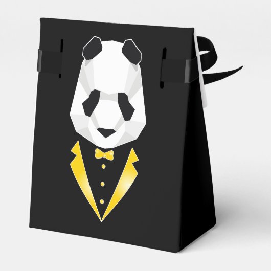 Luxury Panda Bedankdoosjes (Achterkant)