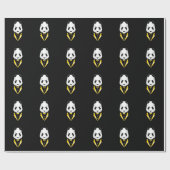 Luxury Panda Cadeaupapier (Vlak)