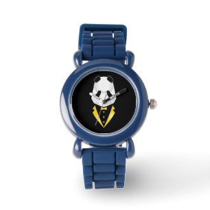 Luxury Panda Horloge