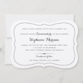 Luxury Paper Quinceañera Zuid-Westerne uitnodiging (Achterkant)