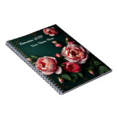 Luxury Peony Arabesque Notitieboek (Rechterzijde)