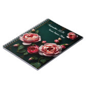 Luxury Peony Arabesque Notitieboek (Linkerzijde)