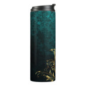 Luxury Personalized Damask gold Lijst Thermosbeker (Gedraaid links)