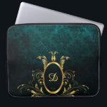 Luxury Personalized Damask Turquoise Laptop Sleeve<br><div class="desc">Luxury Specialized Damask Turquoise design. U bent welkom om mijn winkel te bezoeken voor mooiere producten</div>