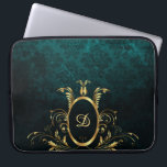 Luxury Personalized Damask Turquoise Laptop Sleeve<br><div class="desc">Luxury Specialized Damask Turquoise design. U bent welkom om mijn winkel te bezoeken voor mooiere producten</div>