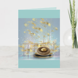 Luxury Personalized Easter Folded Card Kaart