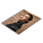 Luxury Personalized Mom Magazine Cover Photo  Notitieboek (Linkerzijde)