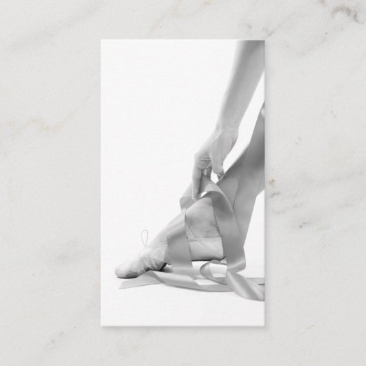 Luxury Photo Ballet School Visitekaartje (Voorkant)