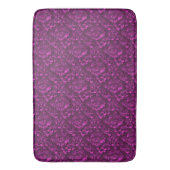 Luxury Pink Damask Floral Badmat (Voorkant Verticaal)