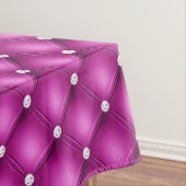 Luxury Pink Diamond Tufted Pattern Tafelkleed (Voorbeeld)