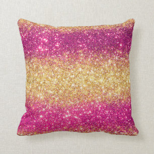 Luxury Pink Gold Glitter Kussen