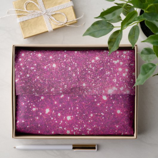 Luxury Pink Gold Glitter Tissuepapier (Geschenk)