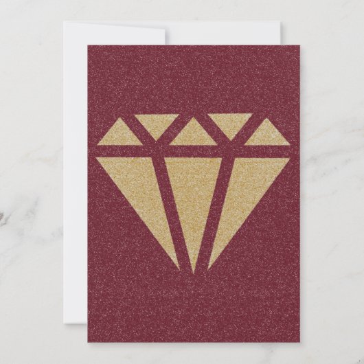 Luxury Pink Gold Peony Glitter Typography Wedding Kaart (Achterkant)