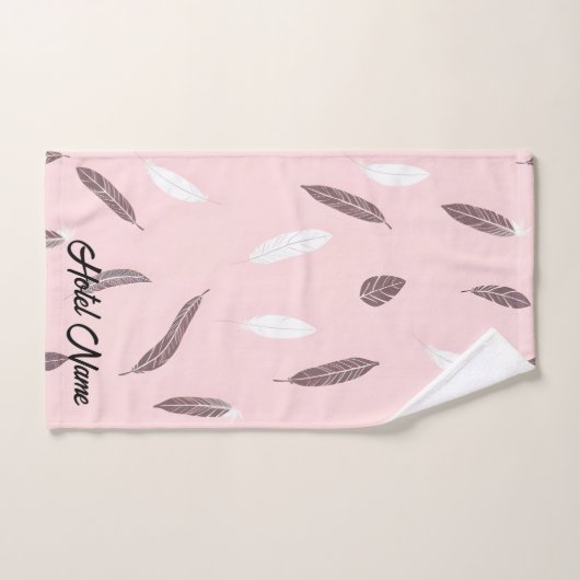 Luxury Popular Feathers Boho Collection Bad Handdoek (Handdoek)