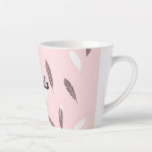 Luxury Popular Feathers Boho Collection Latte Mok (Rechts)