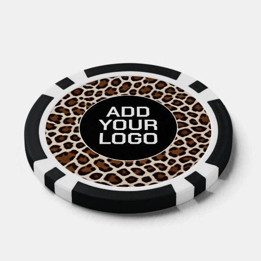 Luxury Popular White Leopard Elegant Collection Poker Chips (Enkel)