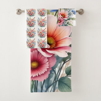Luxury Popular Wildflowers Beautiful Collection Bad Handdoek