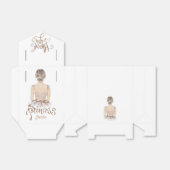 Luxury Princess Birthday - gepersonaliseerde glitt Bedankdoosjes (Uitgevouwen)