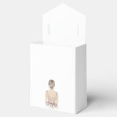 Luxury Princess Birthday - gepersonaliseerde glitt Bedankdoosjes (Geopend)