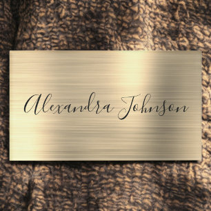 Luxury Professional Gold Foil Modern Naambadge
