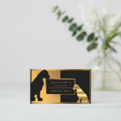 Luxury Professional Groomer Dog voegt Jouw tekst t Visitekaartje (Staand voorkant)