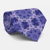 Luxury Purple Kaleidoscope Abstract Pattern Stropdas (Opgerold)