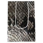 Luxury Python Snake Skin - Rich Elegant Mode Medium Cadeauzakje (Achterkant)