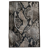 Luxury Python Snake Skin - Rich Elegant Mode Medium Cadeauzakje (Voorkant)