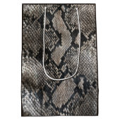 Luxury Python Snake Skin - Rich Elegant Mode Medium Cadeauzakje (Achterkant)