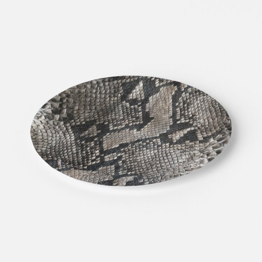 Luxury Python Snake Skin - Rich Elegant Mode Papieren Bordje (Gekanteld)